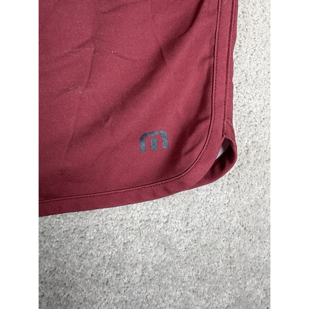 Travis Mathew Men's Confetti King Ruby Red Swim Trunks Size 30 Board Shorts